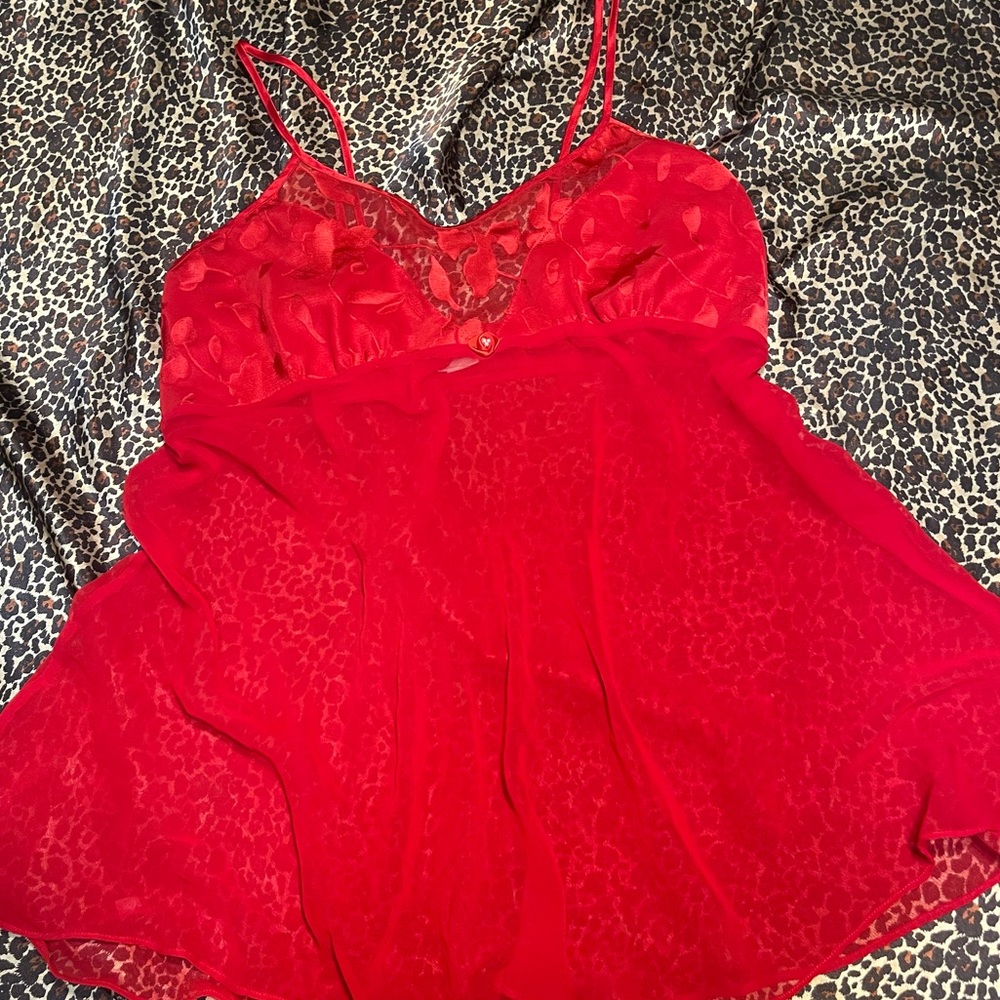 Y2k Delicates Lingerie Rose Slip